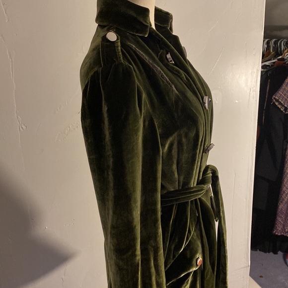 Yona new york trench coat velvet - Picture 10 of 15